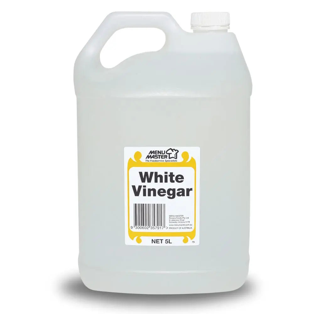 Menu Master White Vinegar 5 Litre – Food Service Bulk, Product of Australia Menu Master