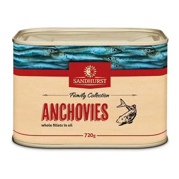Anchovies Whole Fillets in Oil, 720g
