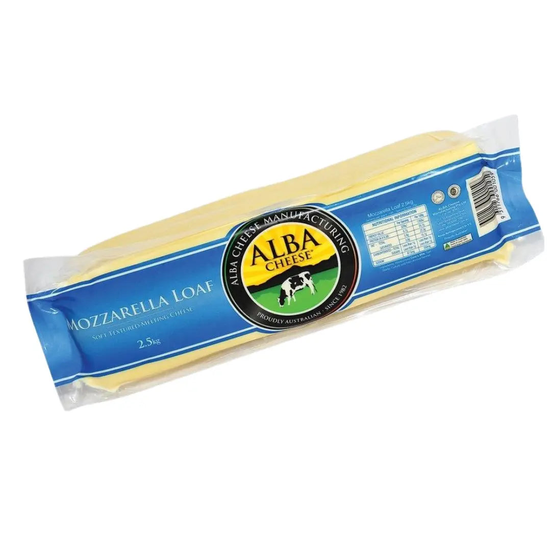Alba Mozzarella Loaf 2.5kg – Authentic Australian Excellence Alba