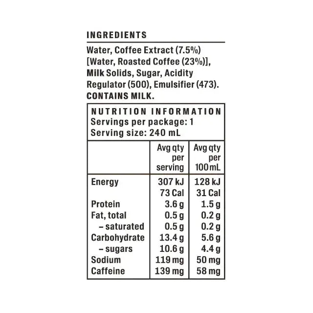 Allpress Iced Latte | Iced Specialty Coffee | 4-Pack Allpress Espresso