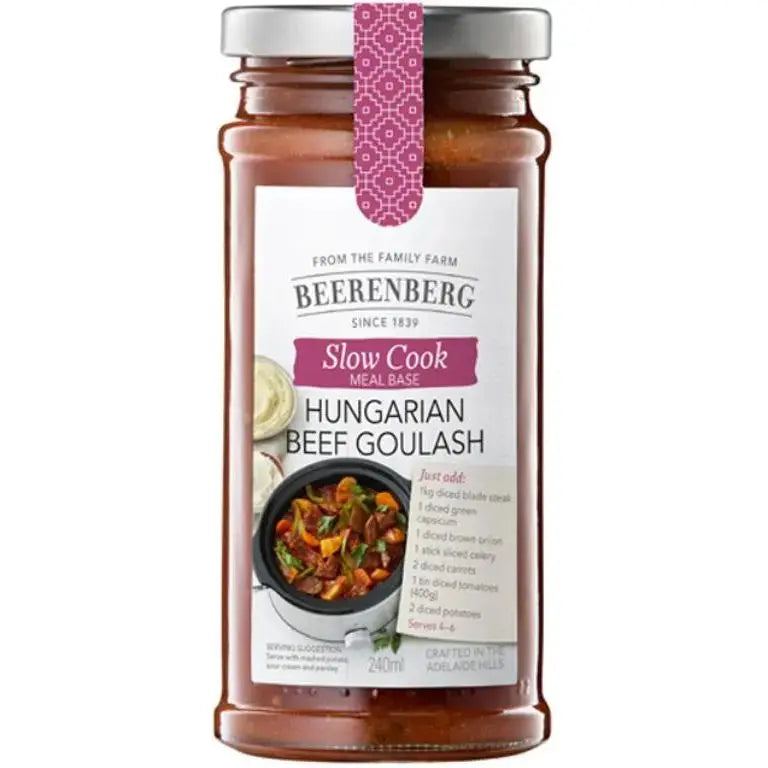 Beerenberg Hungarian Beef Goulash Slow Cook Sauce Beerenberg