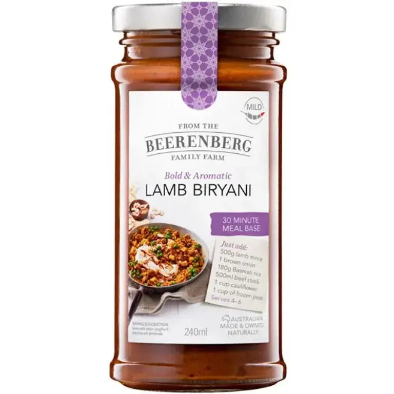Beerenberg Lamb Biryani Meal Base Beerenberg