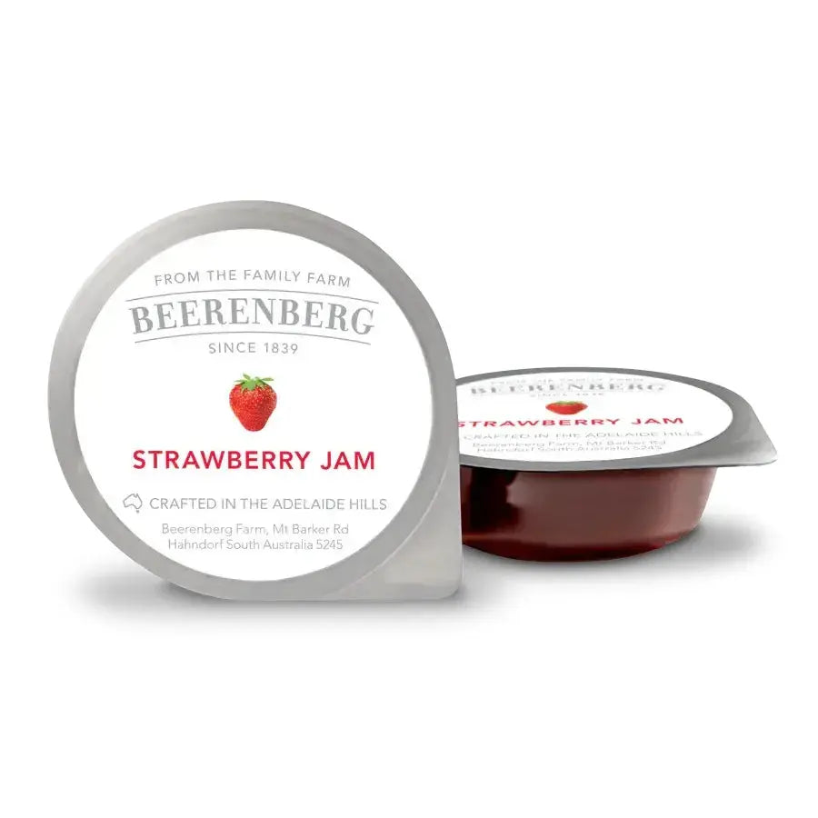 Beerenberg Australian Strawberry Jam 288 X 14G | Portion Control Beerenberg