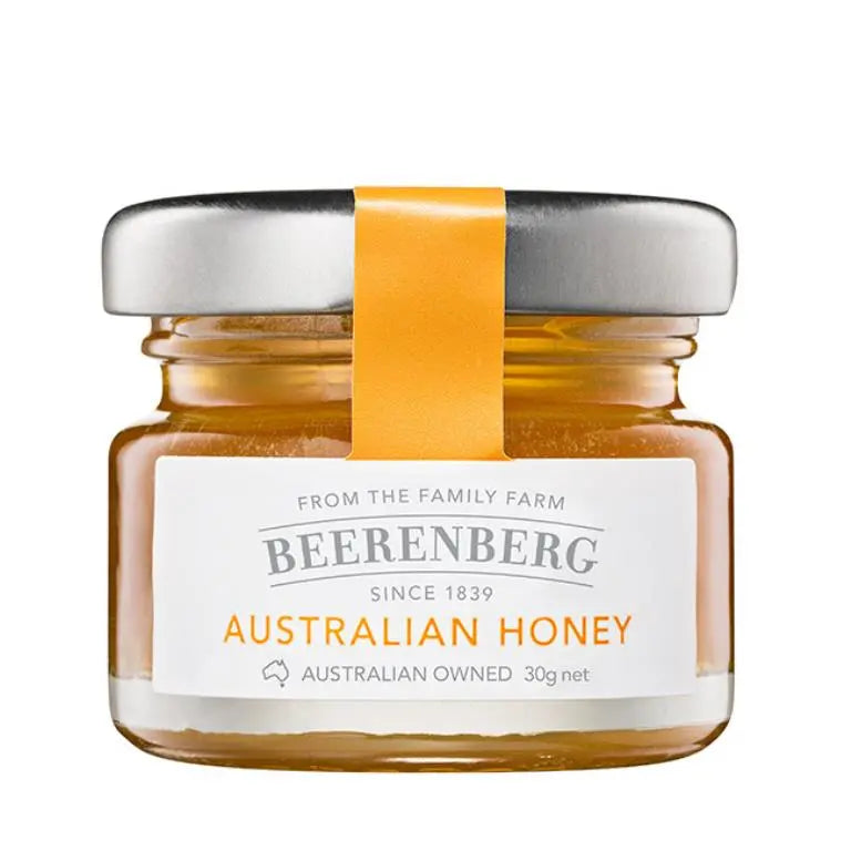 Beerenberg Australian Honey 30g single-serve glass jar