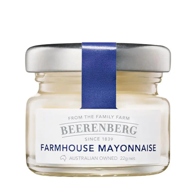 Beerenberg Farmhouse Mayonnaise 22g single-serve glass jar