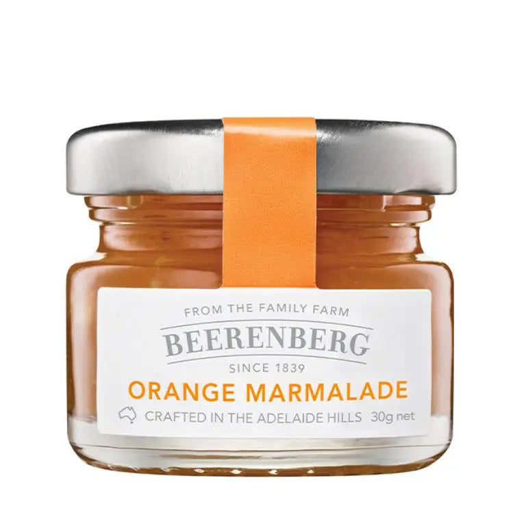 Beerenberg Orange Marmalade 30g single-serve glass jar