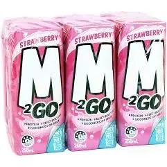 Big M 2GO Strawberry UHT 250mL – Deliciously Convenient Bega