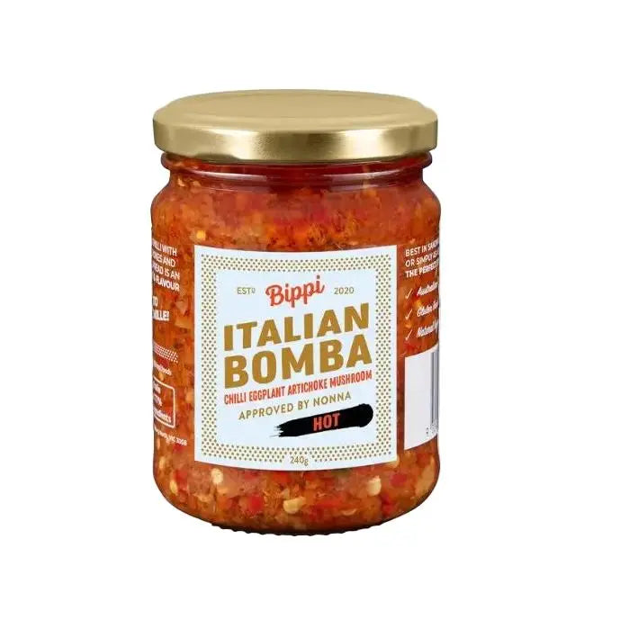 Bippi Italian Bomba Spicy Spread 240g – Authentic Calabrian-Style Chilli Paste Bippi Chilli