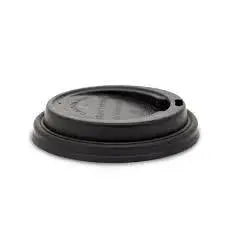 True Fill | Black Biopak Lid 12/16/20oz 50s BioPak