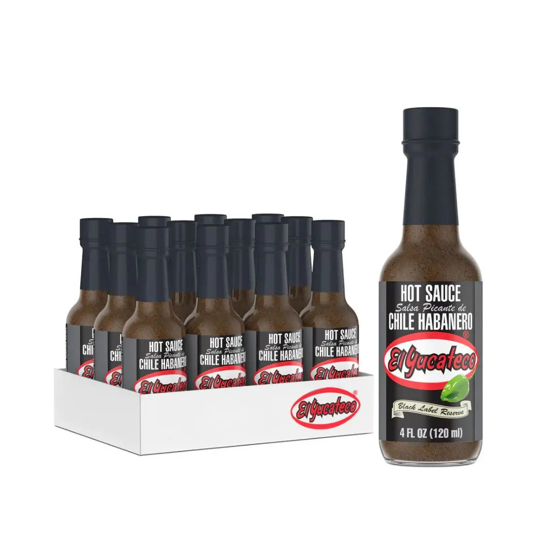 El Yucateco Black Label Reserve Habanero Hot Sauce El Yucateco
