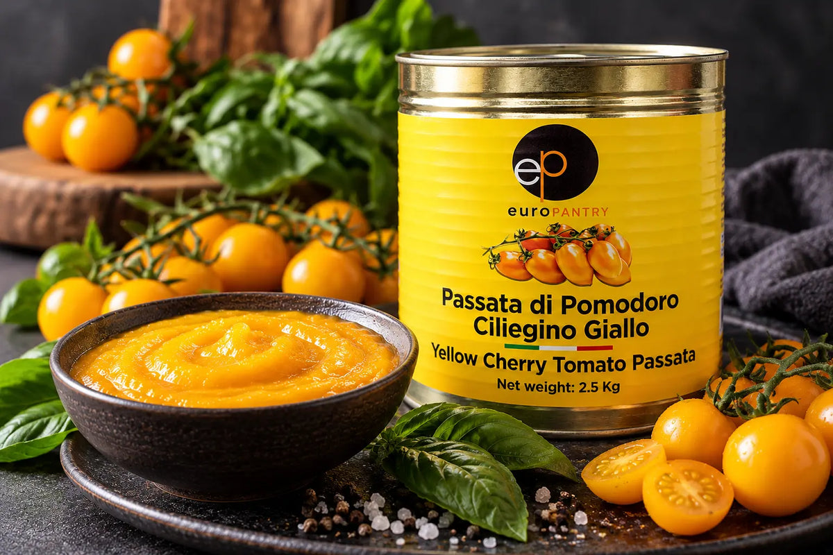 Passata di Pomodorino Ciliegino Giallo | Yellow Cherry Tomato Passata 2.5kg