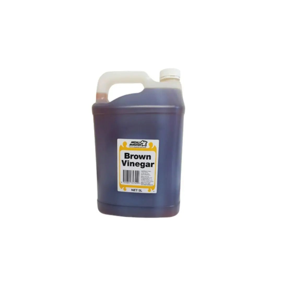 Menu Master Brown Vinegar – Rich Caramel-Toned Vinegar, 4 L (Bulk Size) Menu Master