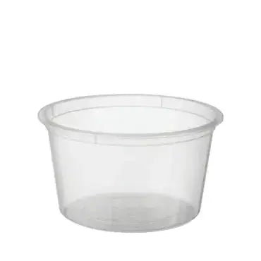 MicroReady® Small Round Takeaway Plastic Containers (120ml / 4oz) Castaway