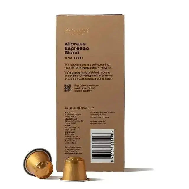 Allpress Espresso Blend Coffee Capsules Allpress Espresso