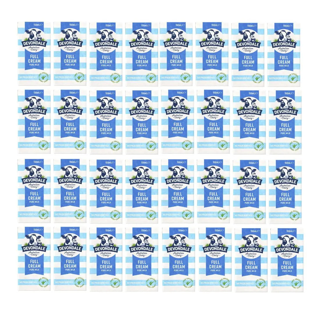 UHT Full Cream Milk 150ml - 32 Pack DEVONDALE