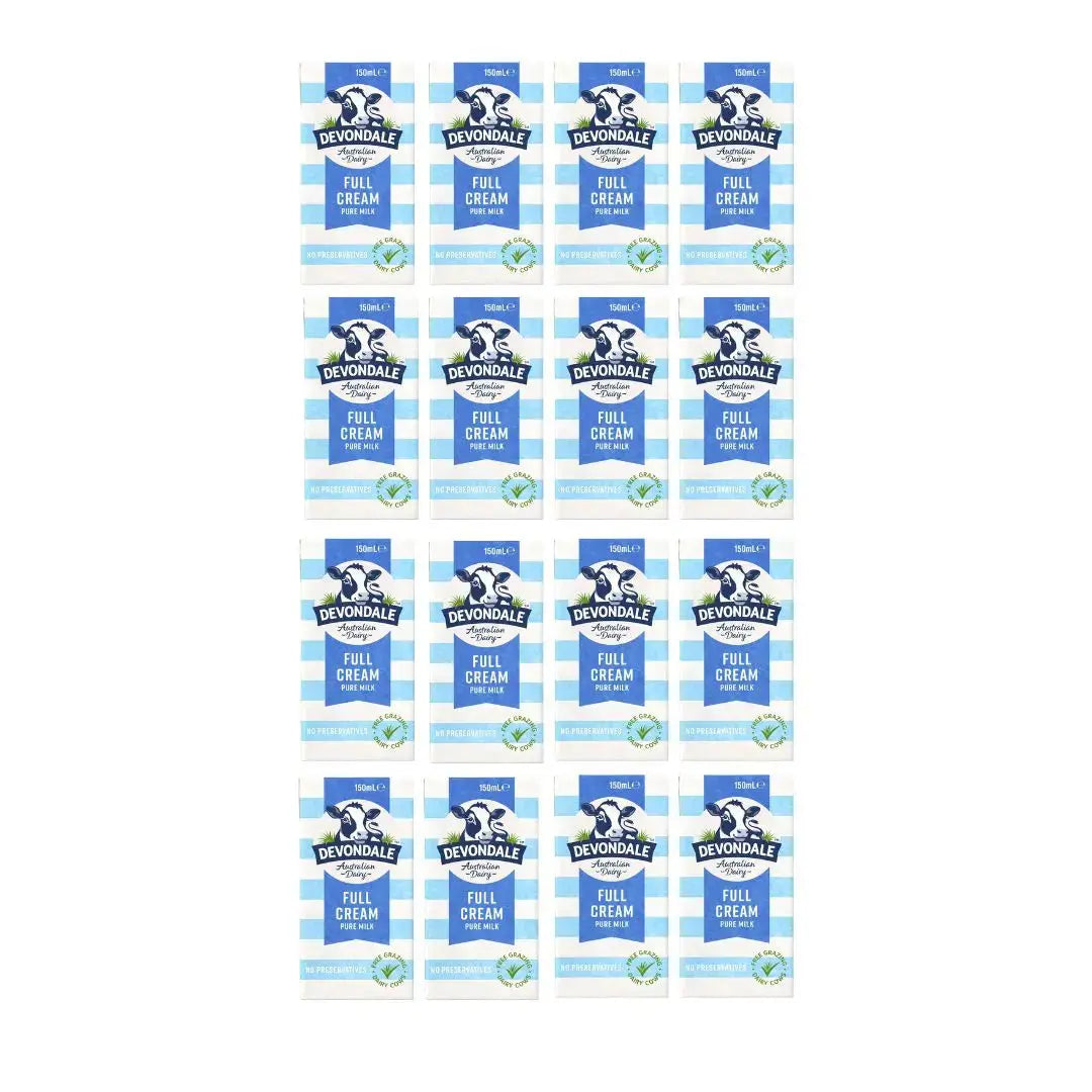 UHT Full Cream Milk 150ml - 16 Pack DEVONDALE