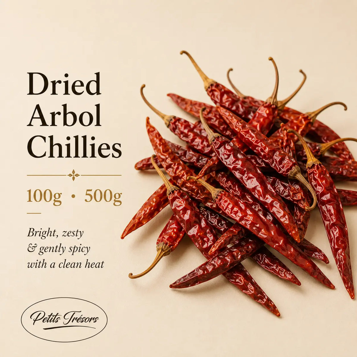 Dried Arbol Chillies | Petitstresors Petits Tresors