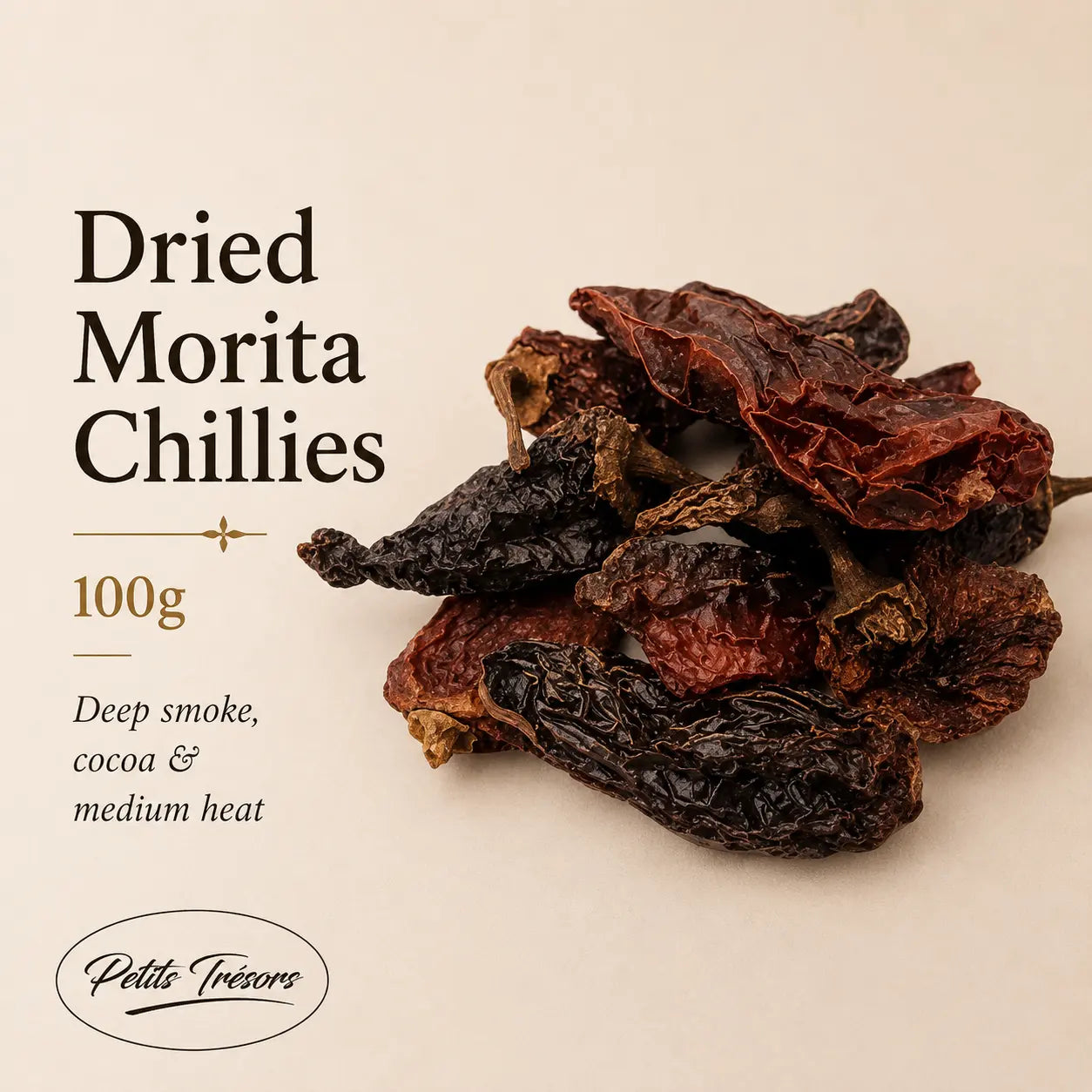 Dried Morita Chillies 100g | Petitstresors