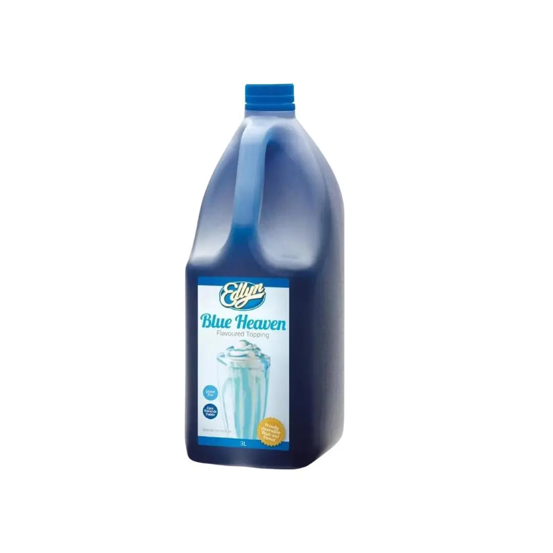 Edlyn Blue Heaven Topping 3L Milkshakes Ice Cream Bulk Petits Tresors