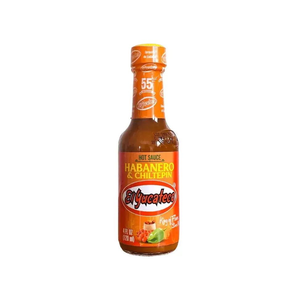 El Yucateco Habanero & Chiltepin Hot Sauce 120 ml – Zesty Heat, Authentic Mexican Flavor - Petits Tresors