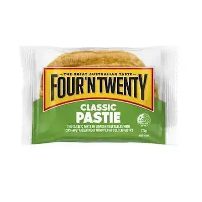 Four N Twenty Aussie Pastie 175 g – Flaky Pastry with Savory Beef & Garden Veggies Four N Twenty