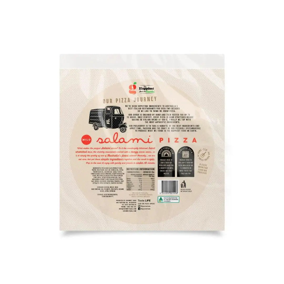 Gourmet Saba Premium Mild Salami Pizza 420g