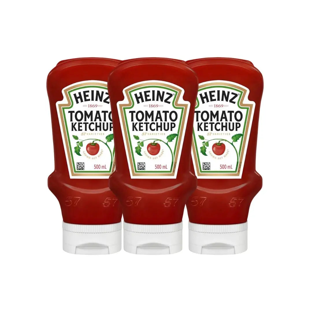 Heinz Ketchup Upside Down Tomato Sauce 500ml Heinz