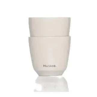 HuskeeSteel 3oz Espresso Set – Ceramic-Lined Stainless Steel Cups Huskee