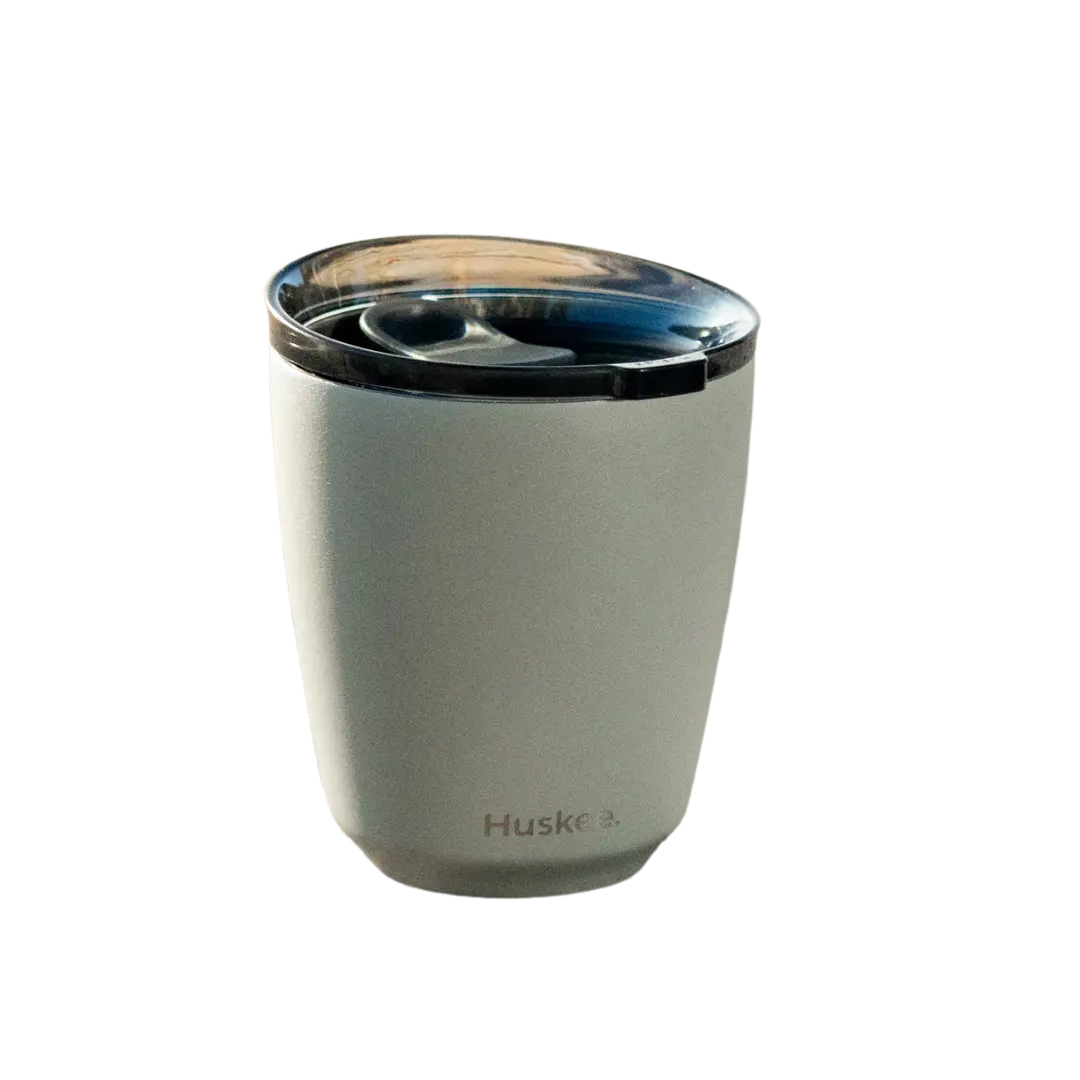 HuskeeSteel Cup & Lid 8oz Slate