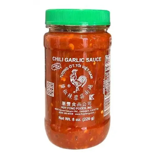 Huy Fong Chilli Garlic Sauce 226g – Bold Heat with a Garlicky Kick Huy Fong