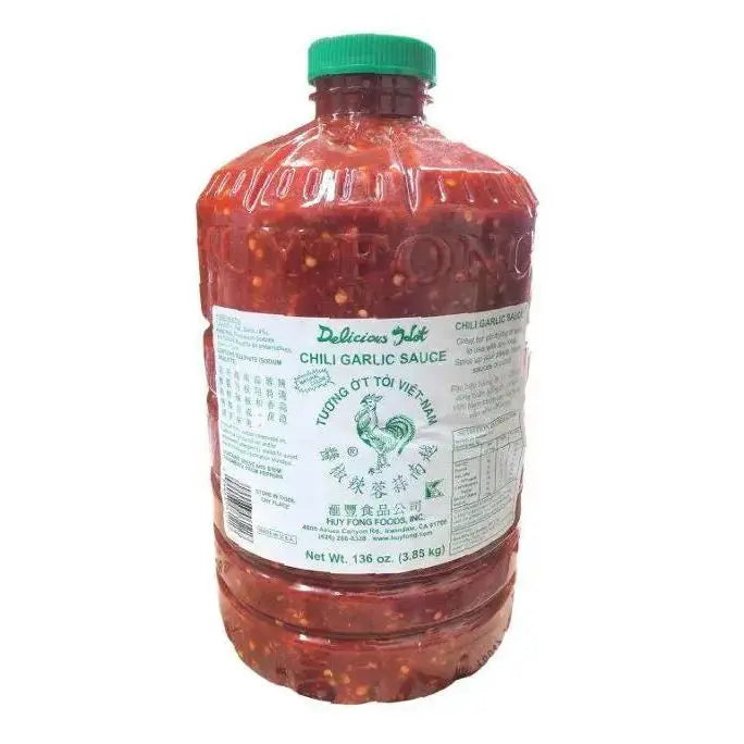 Huy Fong Chilli Garlic Sauce 3.895kg – The Ultimate Bulk Heat for Serious Flavor Lovers Huy Fong