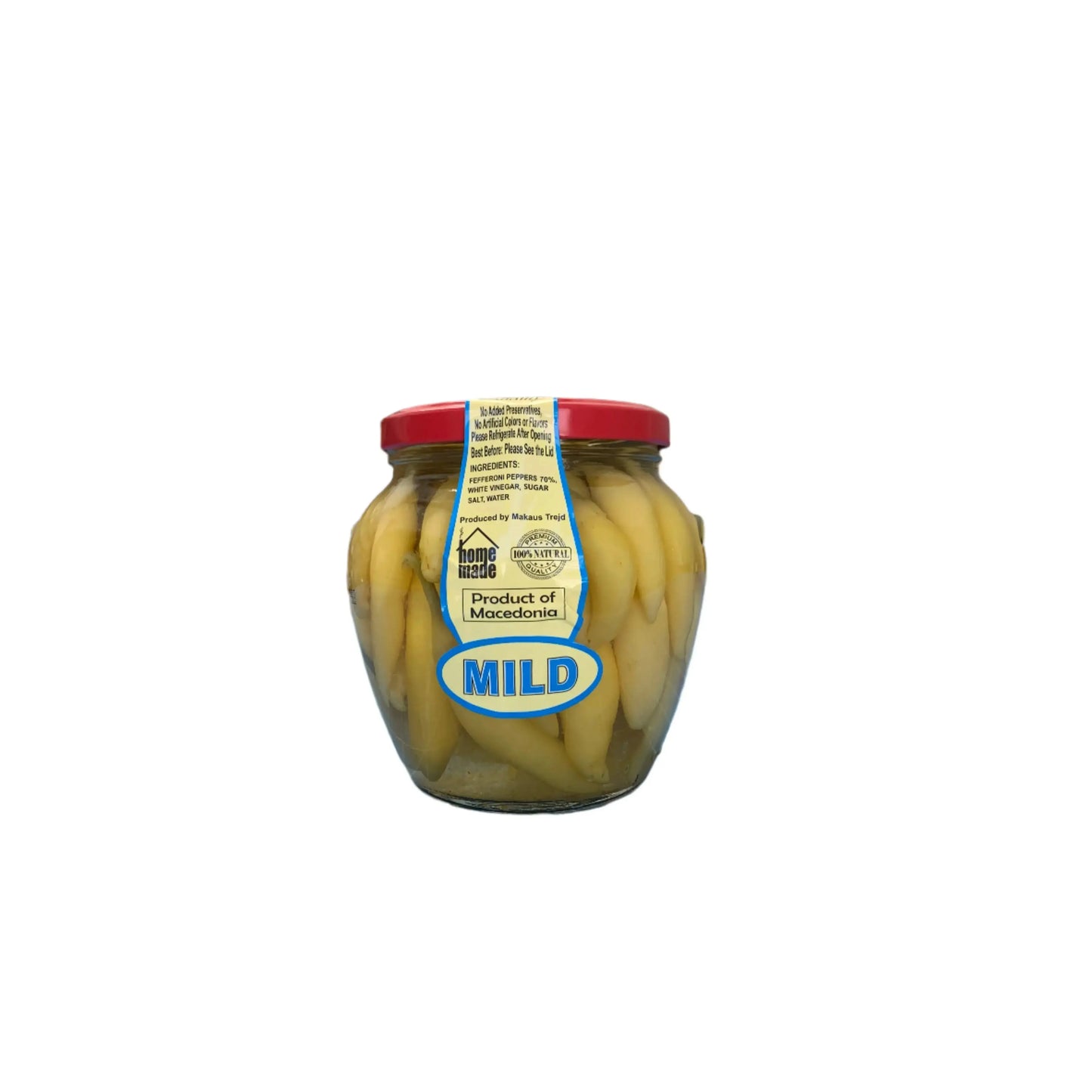 Makaus Fefferoni Peppers Mild – 510g (Product of Macedonia) Makaus