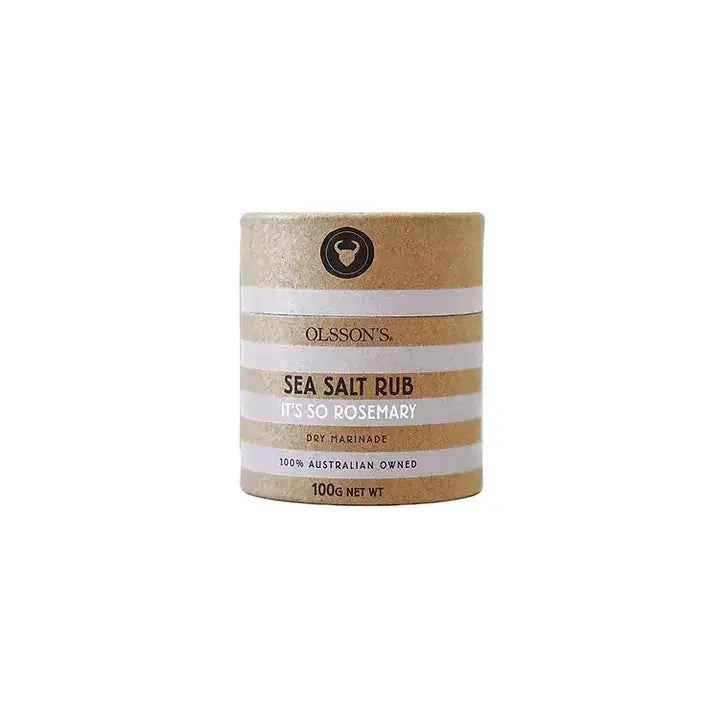 Picture of canister of Olsson's Salt Its So Rosemary