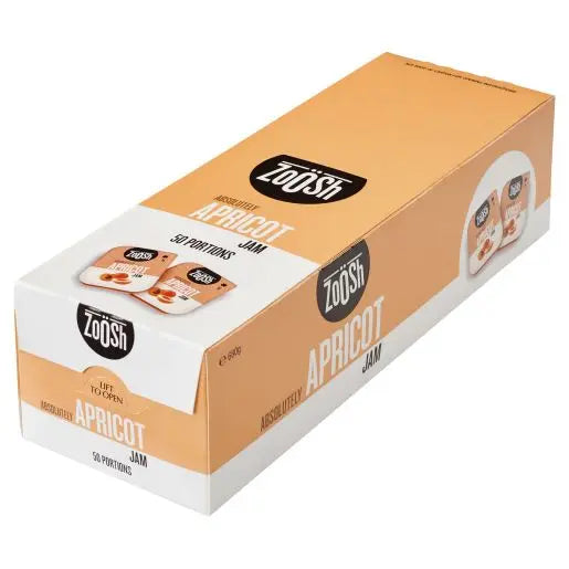 Zoosh | Absolutely Apricot Jam 13.6g Portions | Available in Multipacks Zoosh