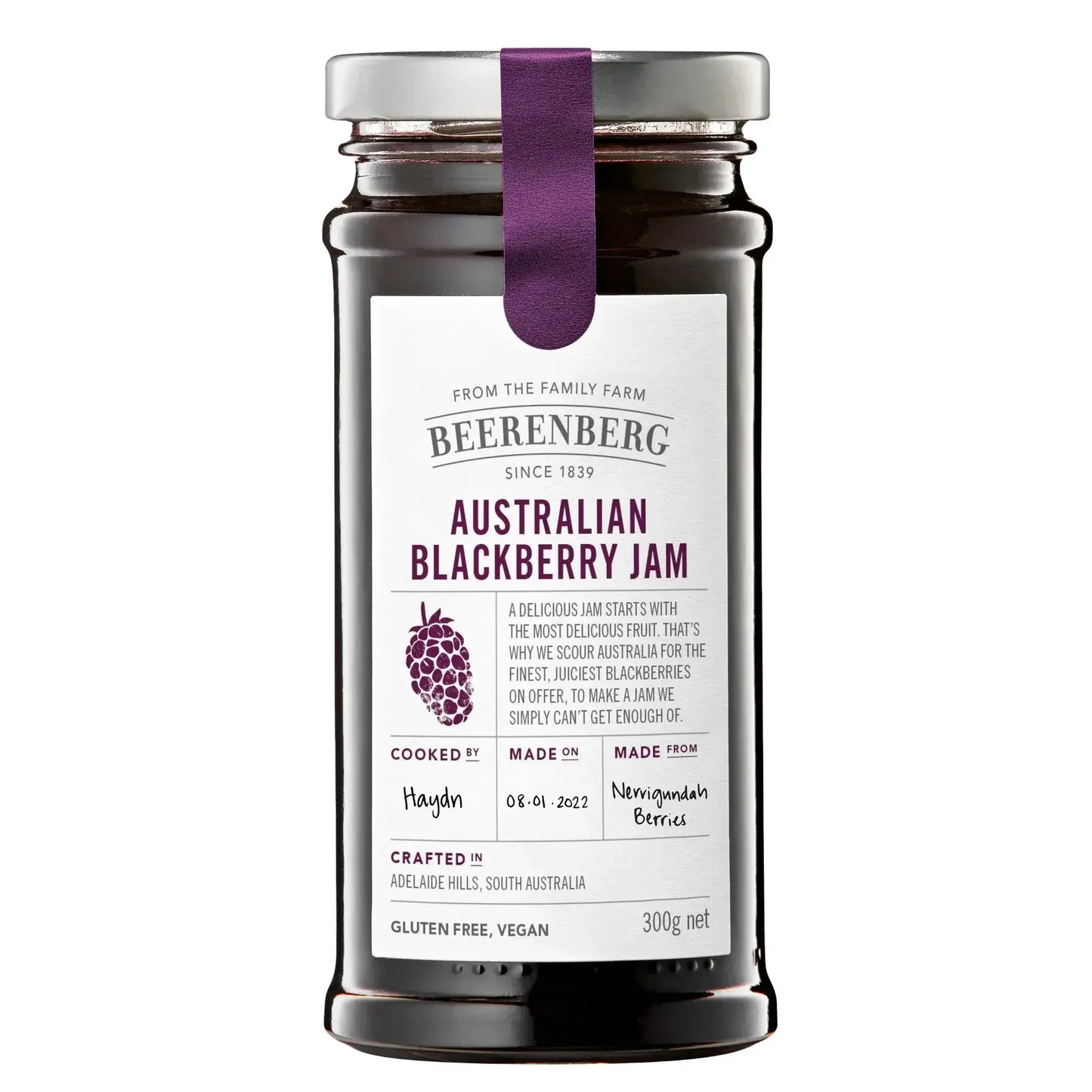 Beerenberg Australian Blackberry Jam 300g | GF V Beerenberg