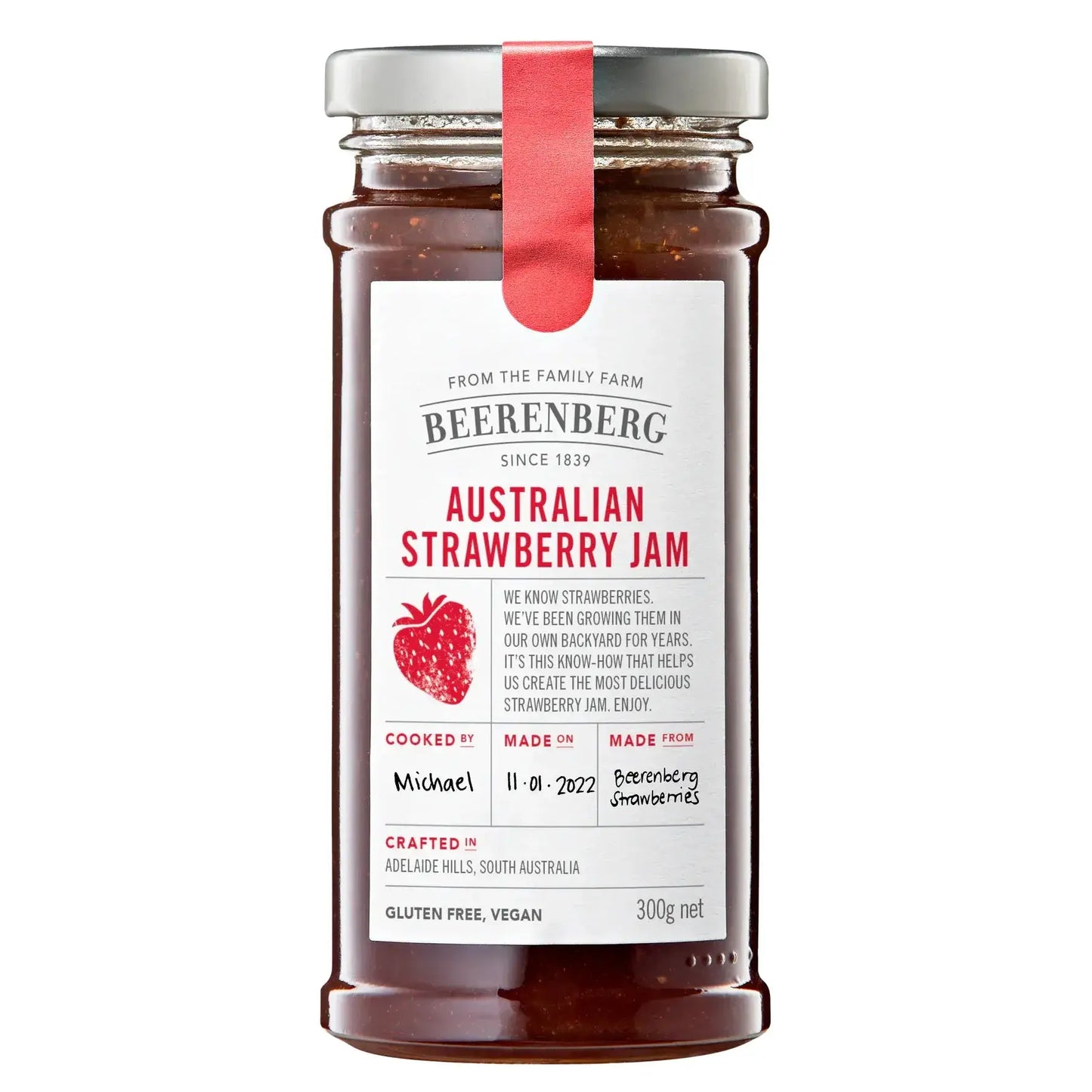 Beerenberg Australian Strawberry Jam 300g | GF V Beerenberg