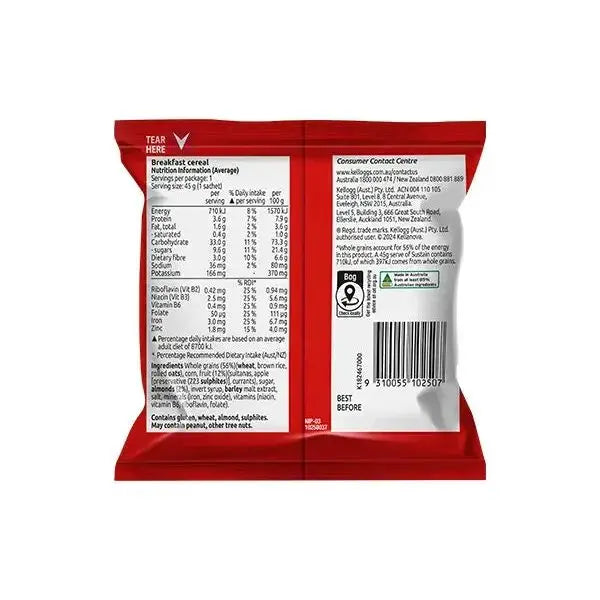 Kellogg's Sustain sachet 35g | Portions Kelloggs