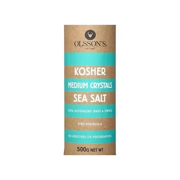 Olsson's Salt | Kosher Medium Sea Salt Crystals 500g - petitstresors