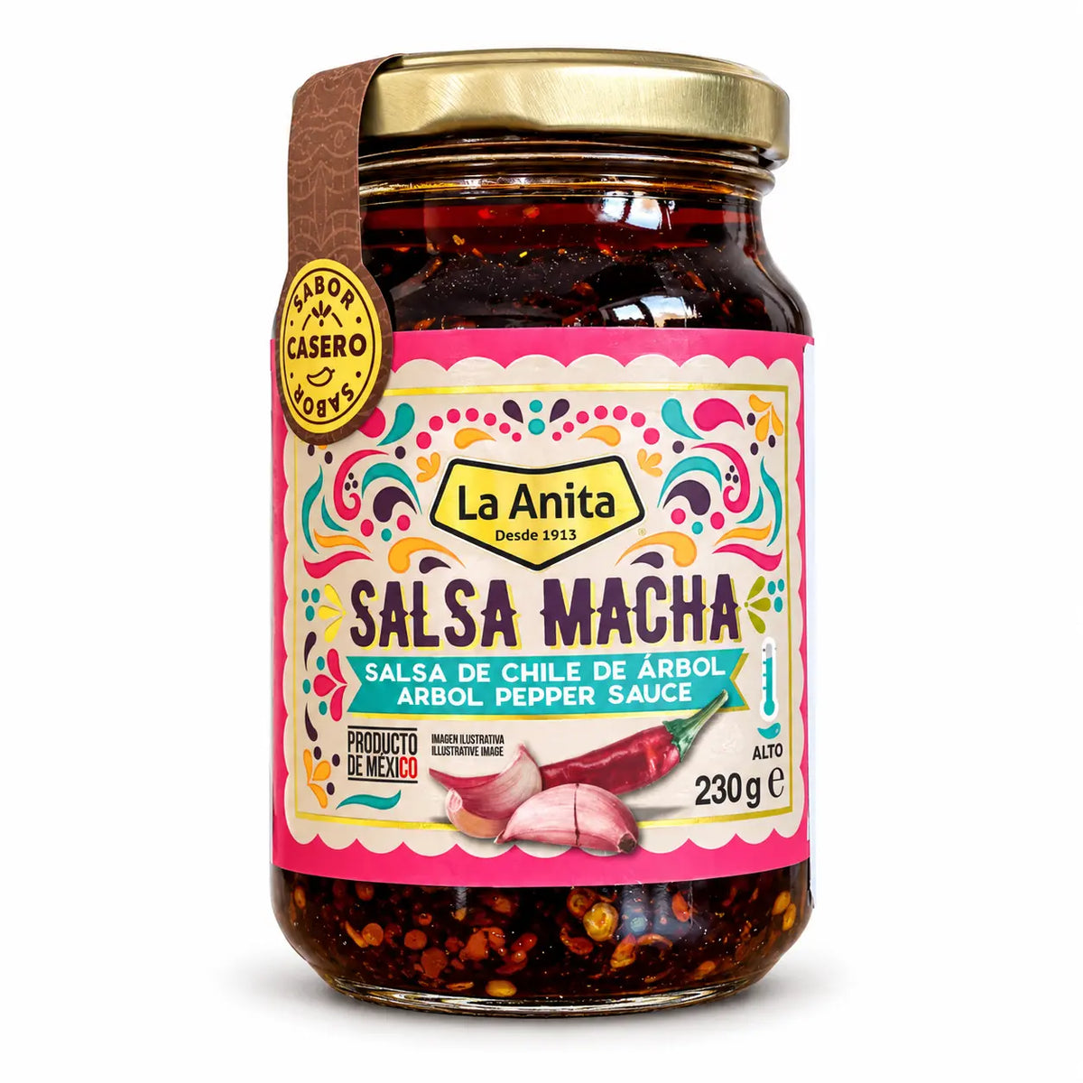 La Anita Salsa Macha – Authentic Mexican Chili Oil (230g)