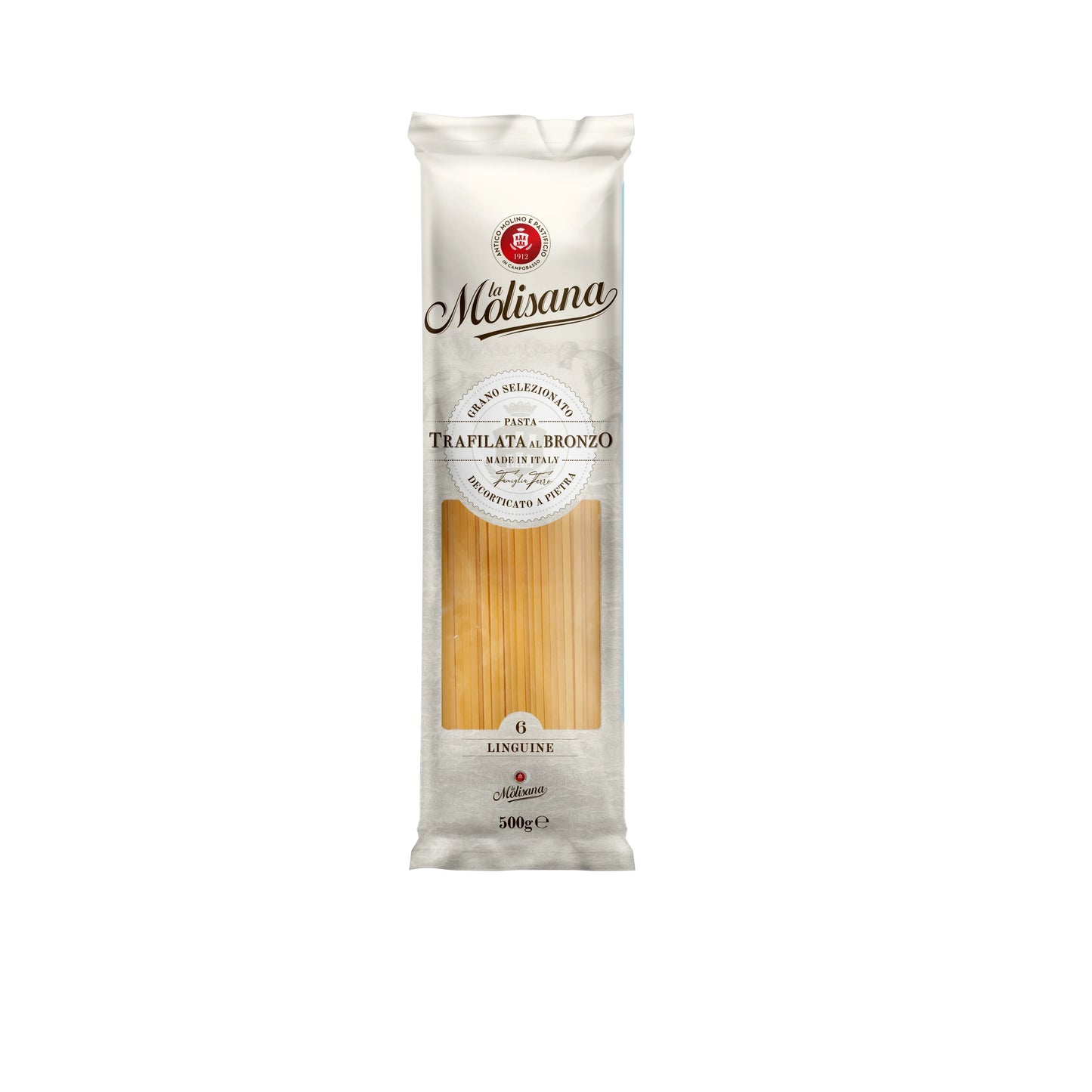 La Molisana Linguine No. 6 500g – Authentic Bronze-Cut Italian Pasta La Molisana Pasta