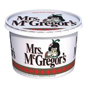 Mrs McGregor’s 1kg Margarine Spread – Smooth, Omega-3 Rich, Plant-Based Mrs McGregors