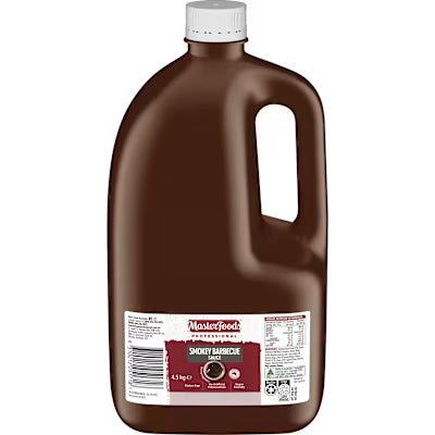 MasterFoods™ Professional Gluten Free Smokey Barbecue Sauce 4.5 kg – Bold Australian Made BBQ Base MasterFoods