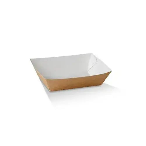 Medium Tray Brown Cardboard 250pc/ctn Petits Tresors