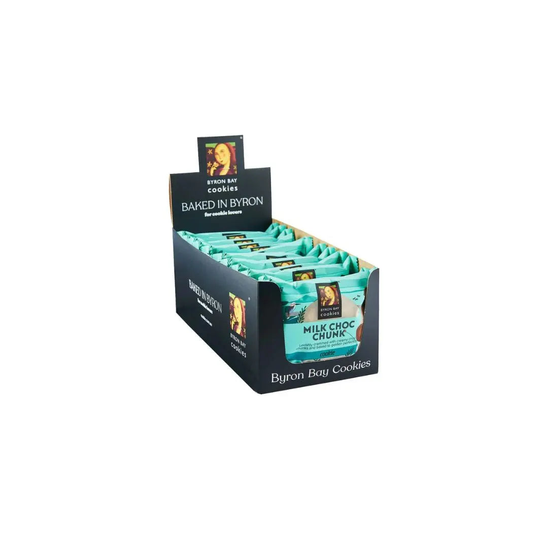 Byron Bay Cookies Milk Choc Chunk Cookie 60g Byron Bay Cookies