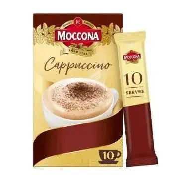 Moccona Cappuccino Sachets 10 Pack 130 g – Café-Style Indulgence at Home Moccona