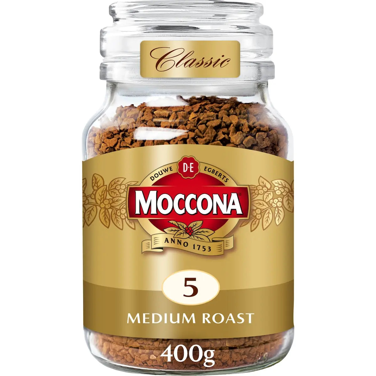 Moccona Classic 5 Medium Roast 400g Moccona