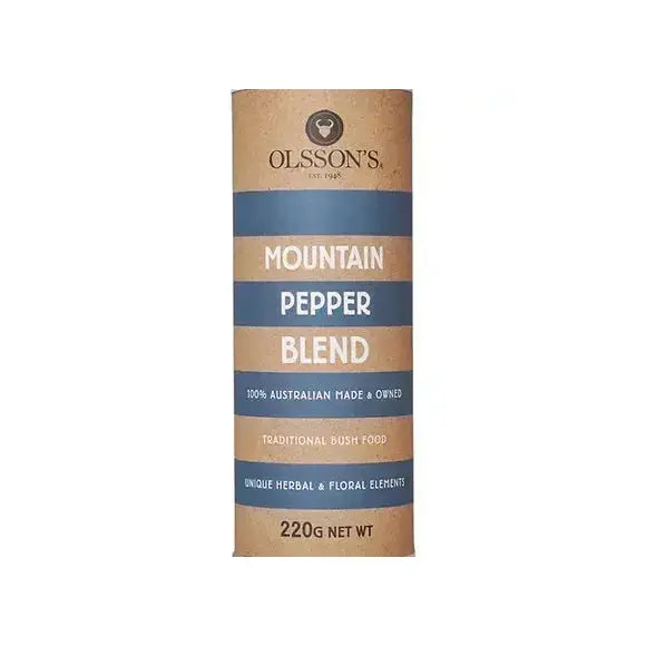 Olssons Salt | Mountain Pepper Blend 220g - petitstresors