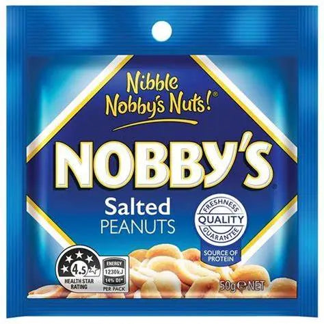 🥜 Nobby's Salted Peanuts 50g – The Classic Crunch You Crave Nobbys