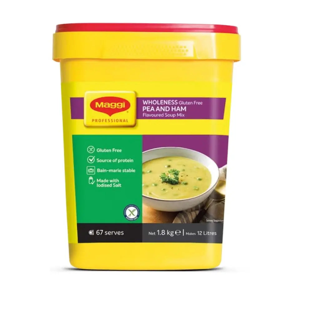 MAGGI Wholeness Gluten-Free Pea & Ham Flavoured Soup Mix – 2kg Maggi