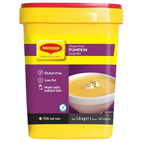 MAGGI Gluten Free Pumpkin Soup Mix 1.8kg | Buy Online Australia - Petits Tresors